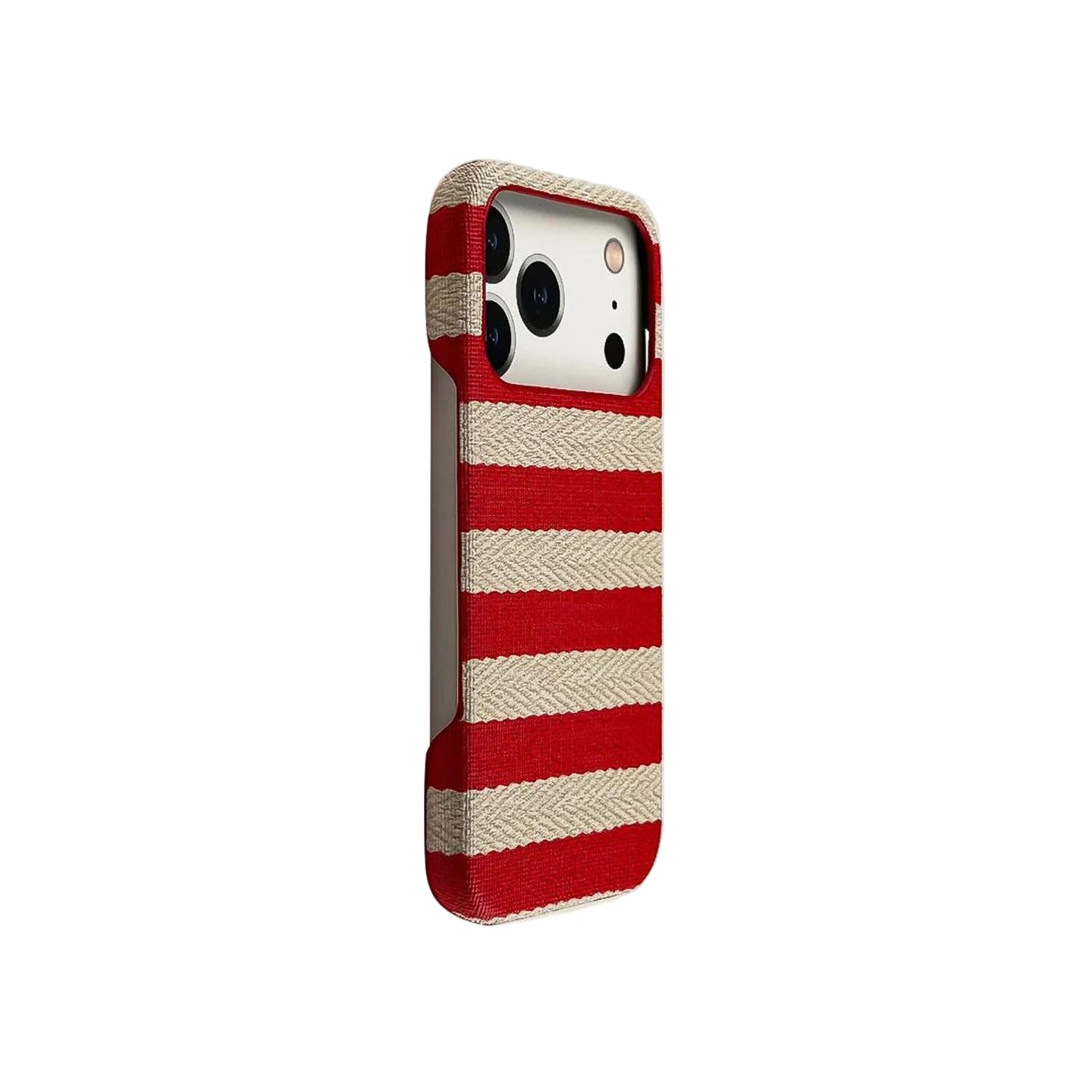 Striped Minimalist Fabric Phone Case