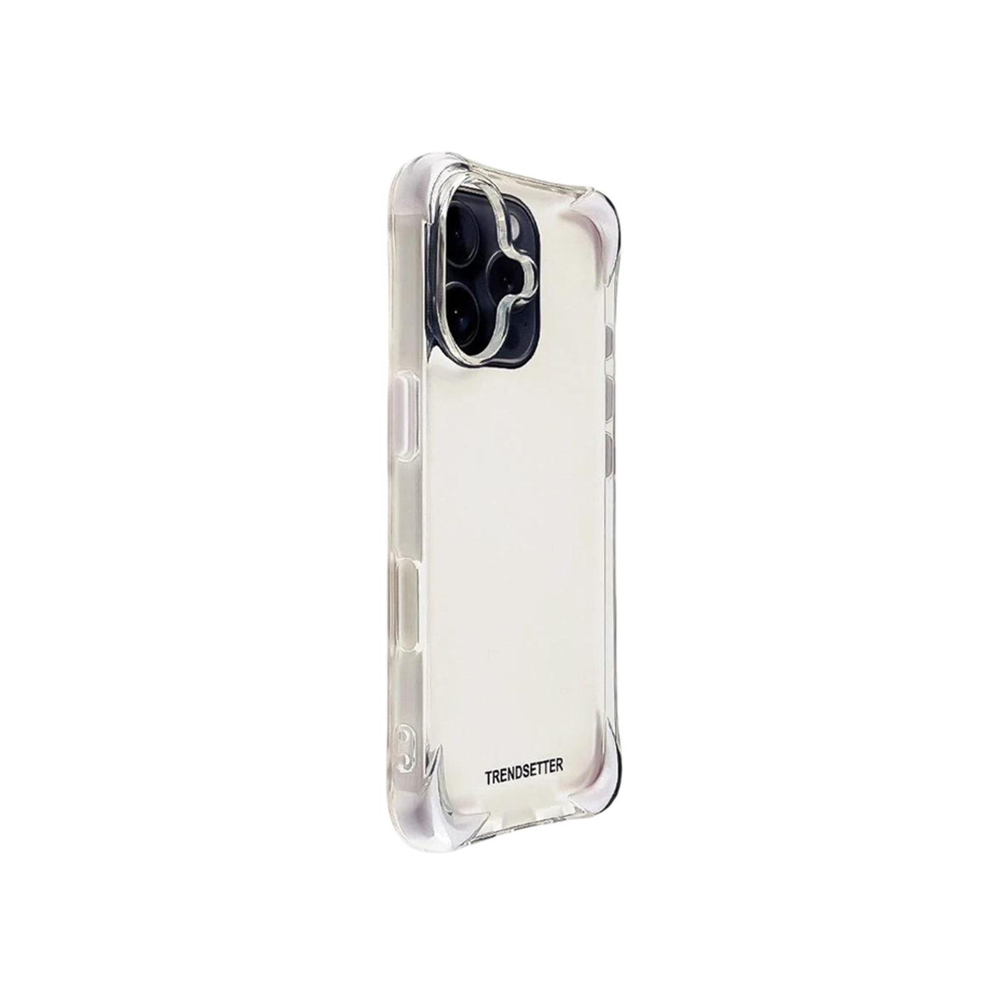 Clear Case with Colored Corners & Buttons