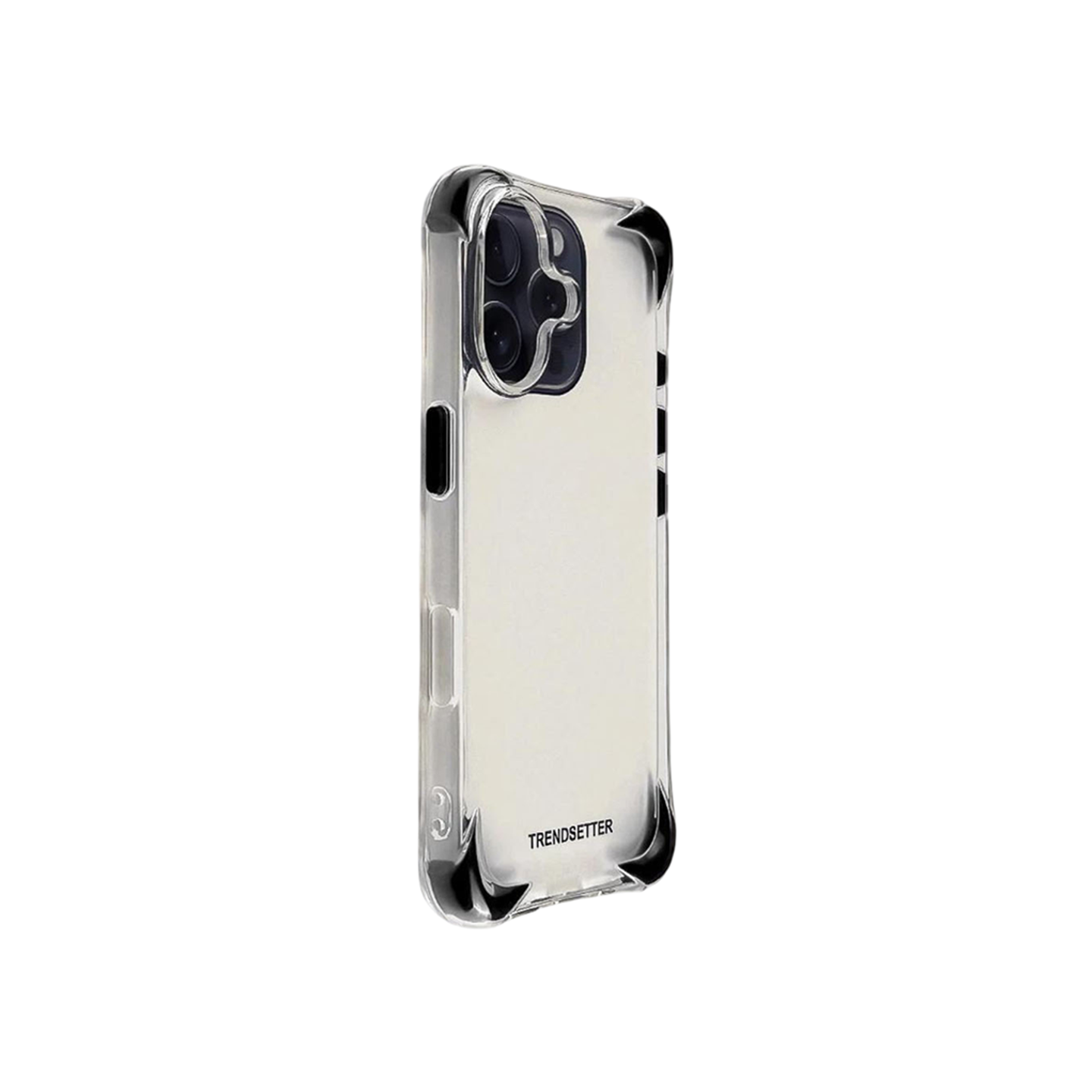 Clear Case with Colored Corners & Buttons
