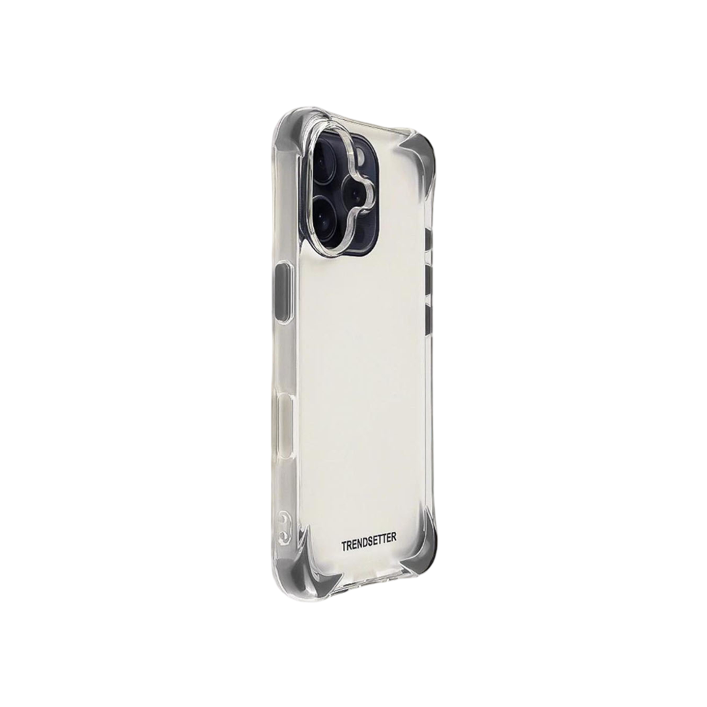 Clear Case with Colored Corners & Buttons