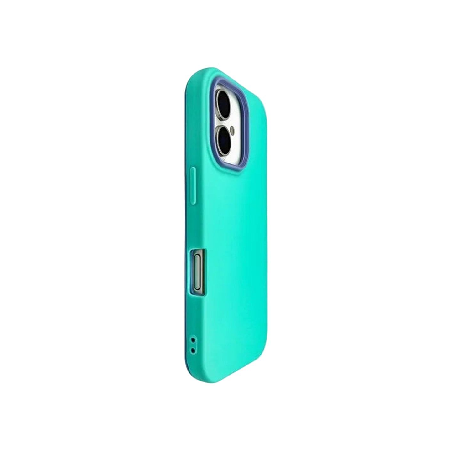 Two Toned Solid Color Case with Lens Frame