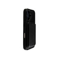 Black Textured Case with MagSafe Wallet