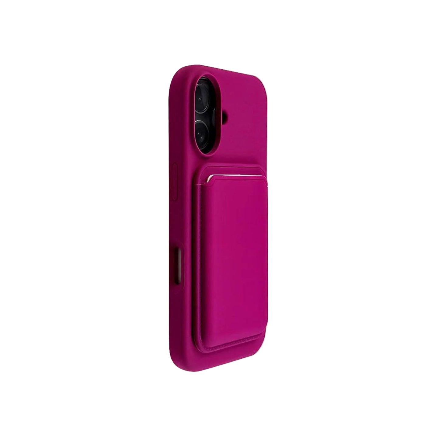 Silicone Case with Magsafe Wallet & Lens Frame